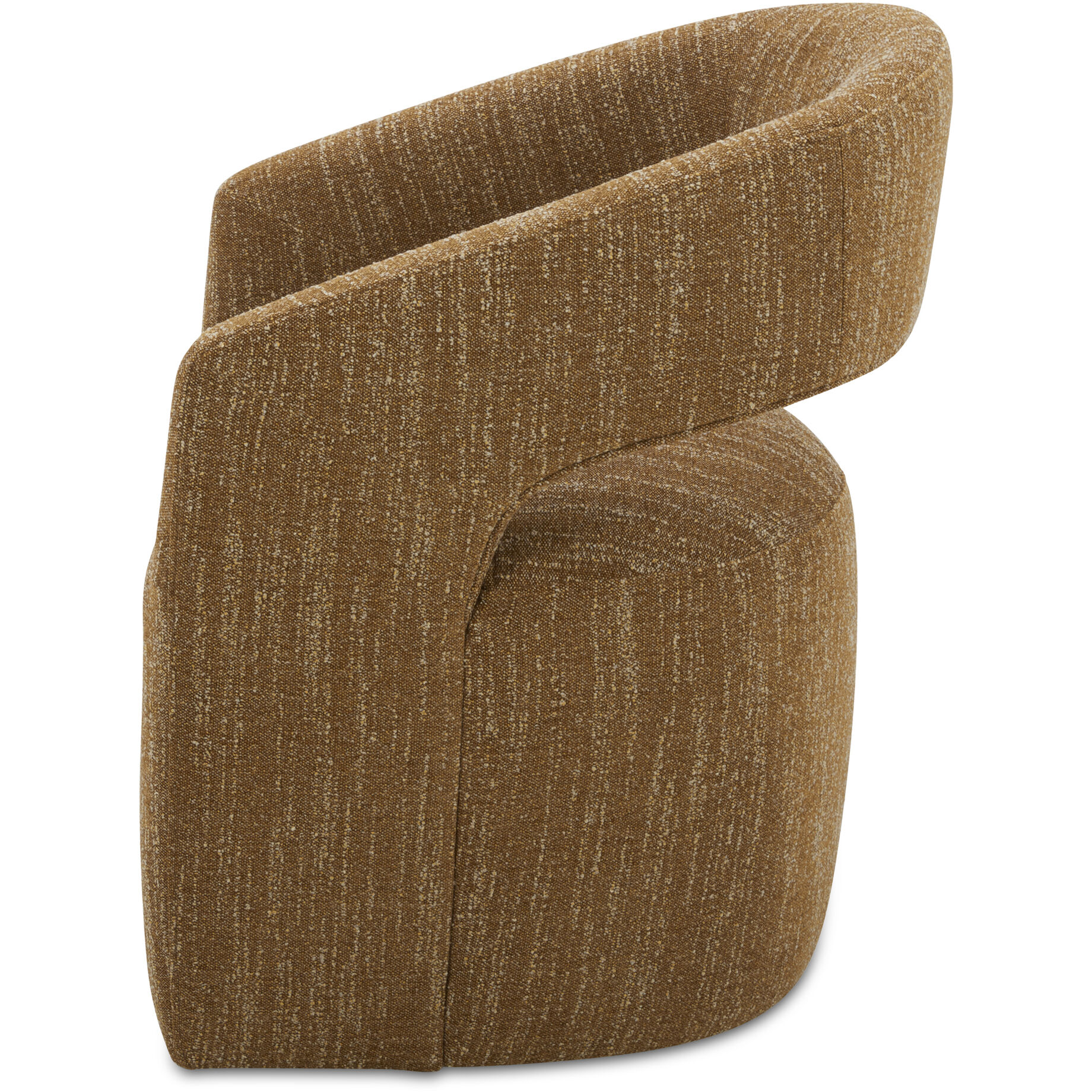 Barrow Yellow Rolling Dining Chair